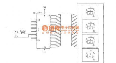 Digital hygrometer circuit diagram