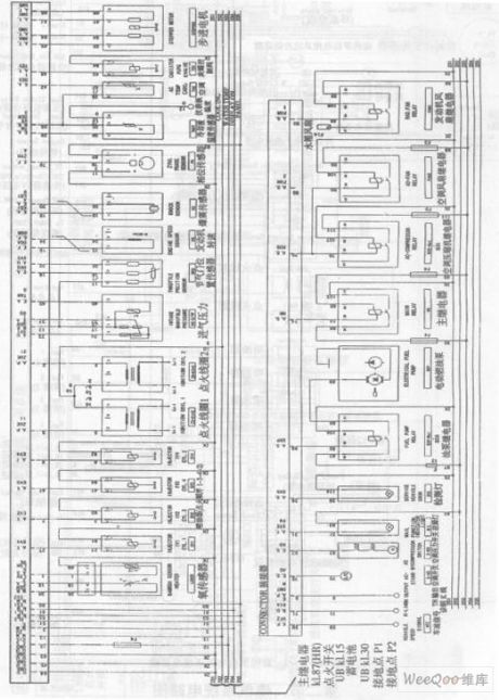 GM Wuling automobile united electronic electric control system circuit diagram