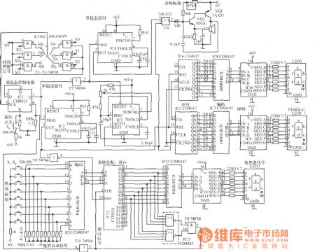 The timing responder circuit diagram