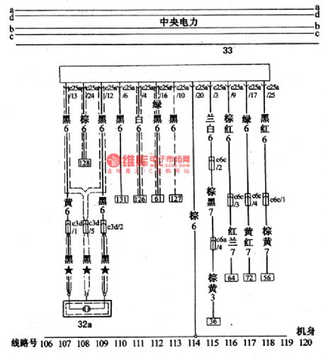 Santana 2000(fuel injection motor)car ignition control unit(EZK) circuit wiring circuit diagram