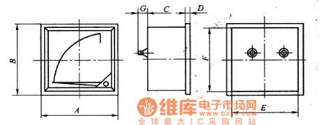 AC-DC automatic control and power distribution system using meter dimensions circuit diagram