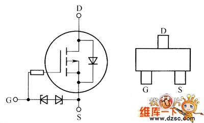 NTA4151P、NTE4151P Internal Circuit