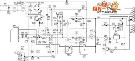 Hitachi A1PM8C Switching Power Supply Circuit