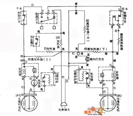 Taiwan dual independent refrigeration system fridge circuit