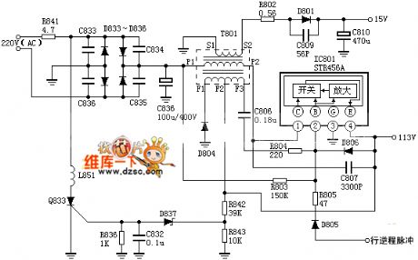 Panasonic M12H Switching Power Supply Circuit