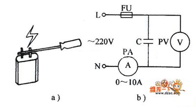 Measureing And Test Circuit about High Voltage Capacitor