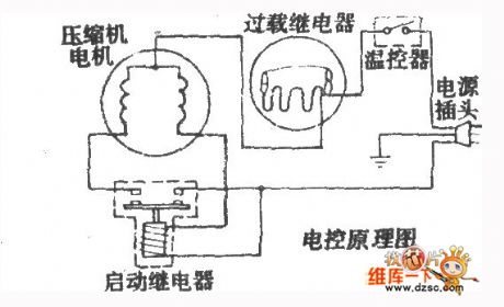 snowflake BYD170A fridge circuit diagram