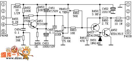 Pincushion Correction Circuit-Discrete Circuit Diagram