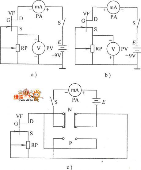 Circuit of Geminate Transistor Measured with Junction Field Effect