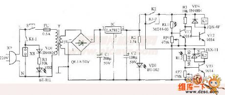 photoelectricity control power supply socket circuit diagram