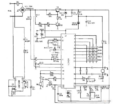 Italy high integrated telephone circuit diagram