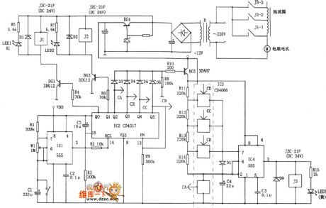 AC welding machine energy-saving controller circuit