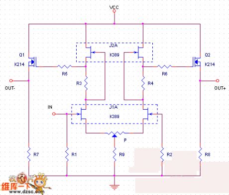 difference single-end headphone amplifier circuit