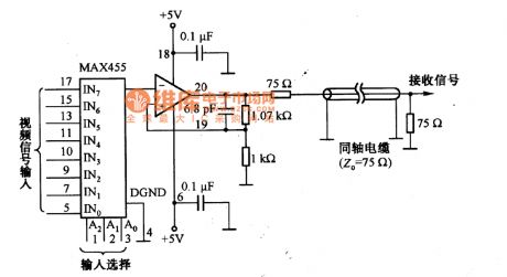 Video multiplexor circuit diagram