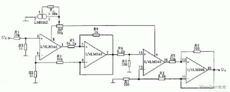 Capacitor fourth-order low-pass filter circuit diagram