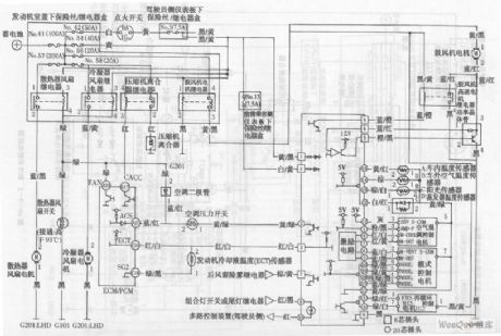 Accord sedan automatic temperature control system circuit diagram