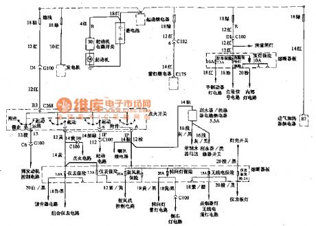 Beijing Cherokee light off-road vehicles circuit compend circuit diagram