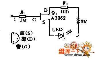 FET logic probe circuit
