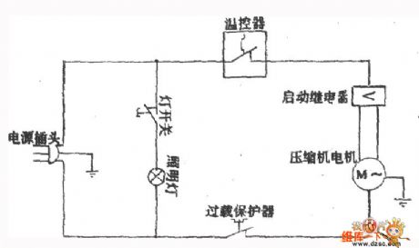 snowflake BCD-205 fridge circuit diagram