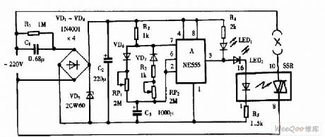 Using NE555 Skillfully as On-off Time adjustable Cycle Timer Circuit