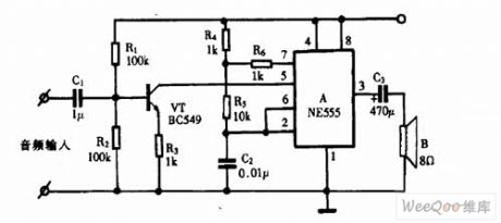Using NE555 Skillfully as Audio Power Amplifier Circuit 1