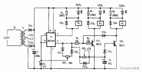 Using NE555 Skillfully as Holiday Lights Controller Circuit