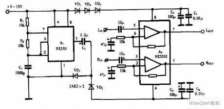 Using NE555 Skillfully as Negative Voltage Generator Circuit