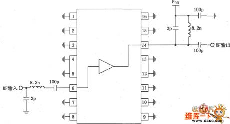 869~894MHz Narrow-Band Amplification Circuit Composed Of RF2320/2360