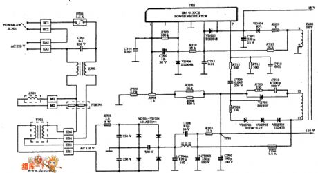 SHARP K-160170 display circuit diagram
