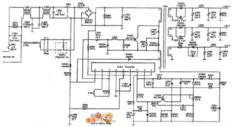 SUNLIHT SM-348 power supply circuit diagram