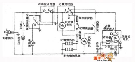 spaceflight BCD-218W fridge circuit diagram