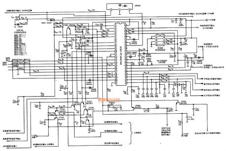PCA84C-440/441 Single-chip microcomputer integrated circuit diagram