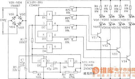 Christmas lights circuit diagram