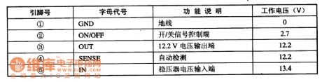 S13120C 12V V terminal voltage regulator integrated circuit diagram