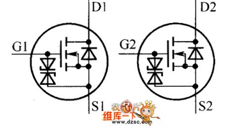 AP9926EM、AP9926EM-A、AP9926GEM、AP9965GEM Internal Circuit