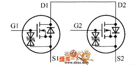 AP4525GEH Internal Circuit