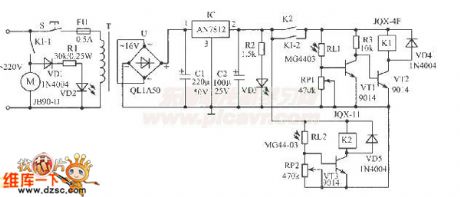 electric power blender circuit diagram
