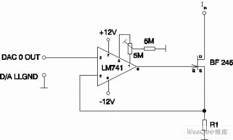 A/D Converter Output Interface Circuit Composed of uA741