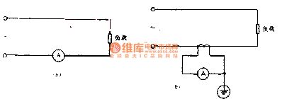 AC ammeter wiring method circuit