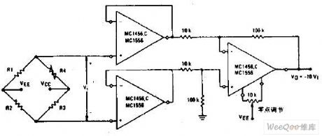 Impedance Bridge Amplifier Circuit