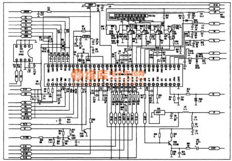 VCT3802　CPU, VCD single chip small-signal process integrated circuit diagram