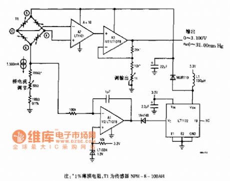 Pressure Sensor Signal Regulating Circuit