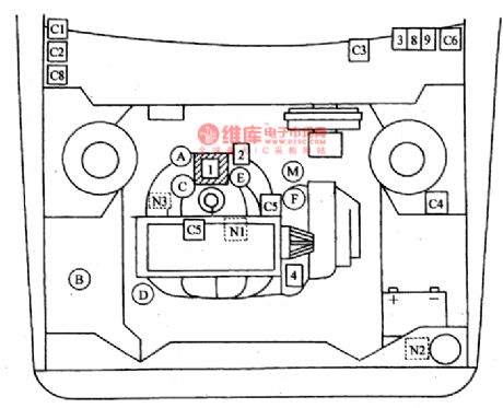 Daewoo ESPERO car fuel injection control circuit diagram