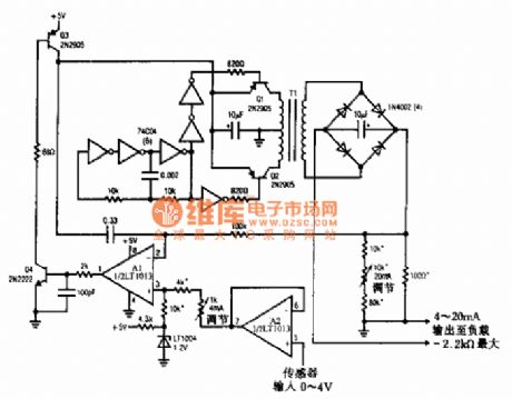 4-20MA Current Transmitter Circuit with 5V Power