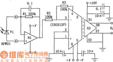 photodiode isolation amplifier circuit
