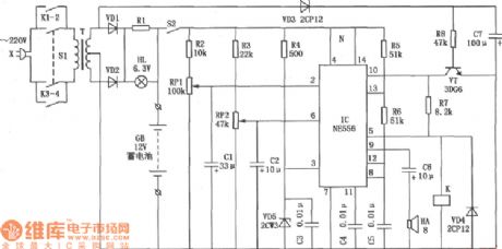 Automatic control circuit for generator starting battery