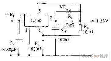 Soft Start of the Power Supply Circuit Composed of L200