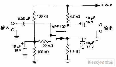 MOSFET Amplification Circuit of Grid External Baising Circuit