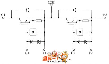 2MBI400N-060、52MBI300N-060 Internal Circuit