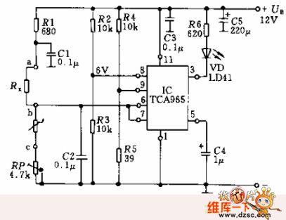 Resistance tolerance measurement circuit